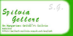 szilvia gellert business card